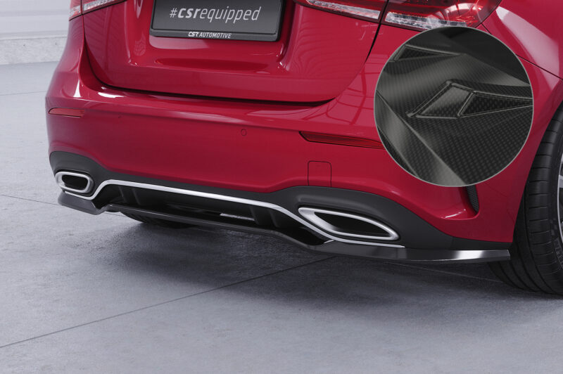 Difusor trasero CSR Automotive  para Mercedes-Benz Clase A (W177) AMG-Line HA483-C Carbon Look 1