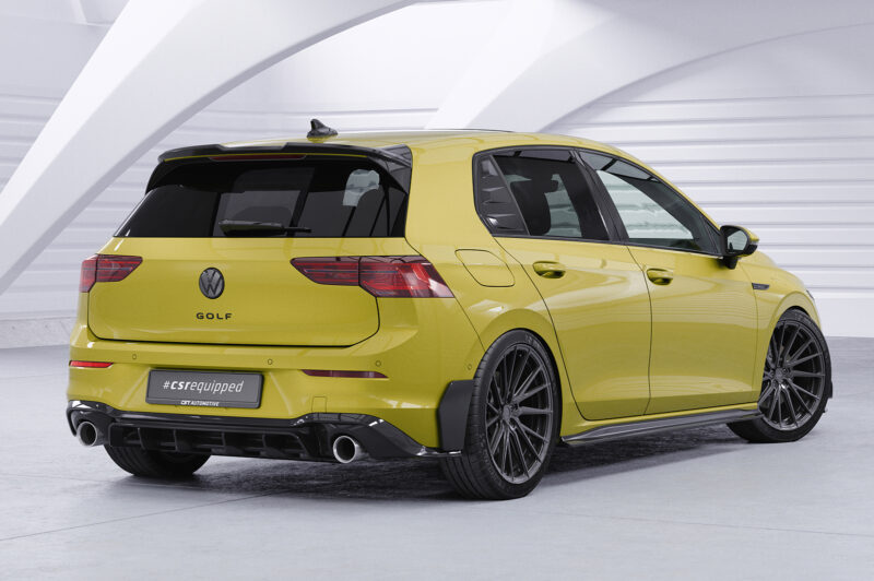 Difusor trasero CSR Automotive  para VW Golf 8 GTI HA484-S Negro Mate 4