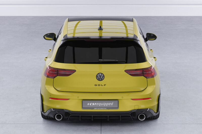 Difusor trasero CSR Automotive  para VW Golf 8 GTI HA484-S Negro Mate 6