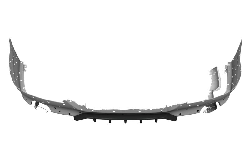 Difusor trasero CSR Automotive  para BMW Serie 6 E63/E64 Coupé y Cabrio HA487-S Negro Mate 5