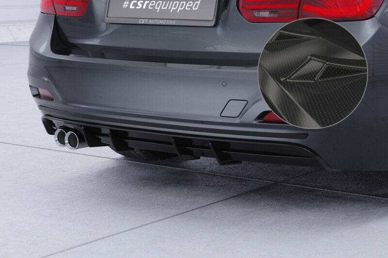 Difusor trasero CSR Automotive  para BMW Serie 3 F30/F31 Limo/Touring HA491-C Carbon Look 1
