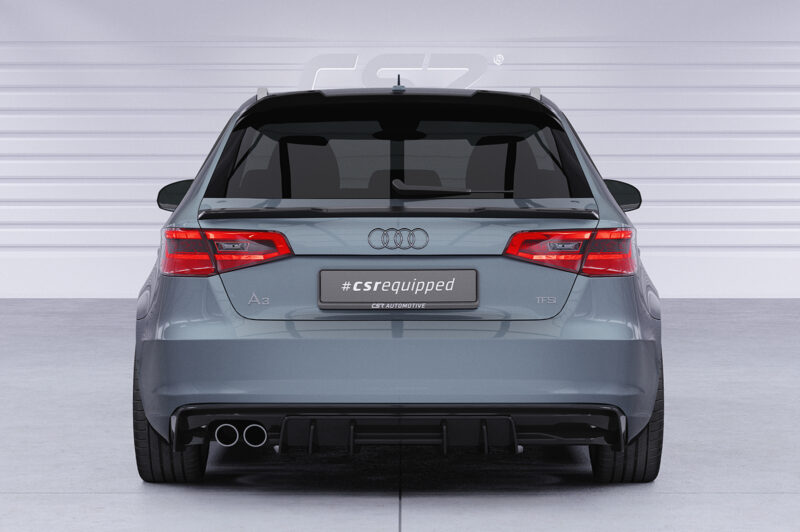 Difusor trasero CSR Automotive  para Audi A3 8V HA493-S Negro Mate 6