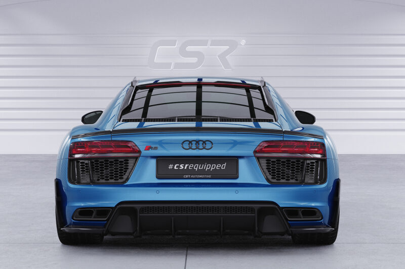 Difusor trasero CSR Automotive  para Audi R8 (Tipo 4S) HA497-S Negro Mate 6