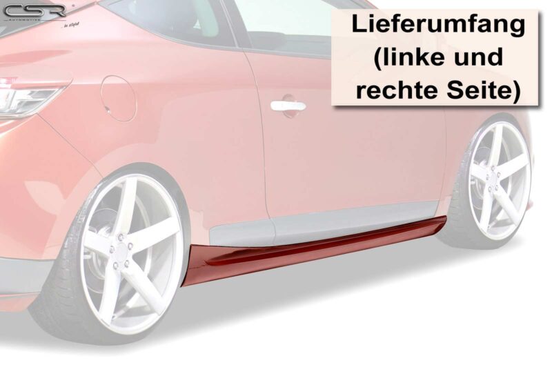 Faldones laterales para Renault Mégane SS390  4