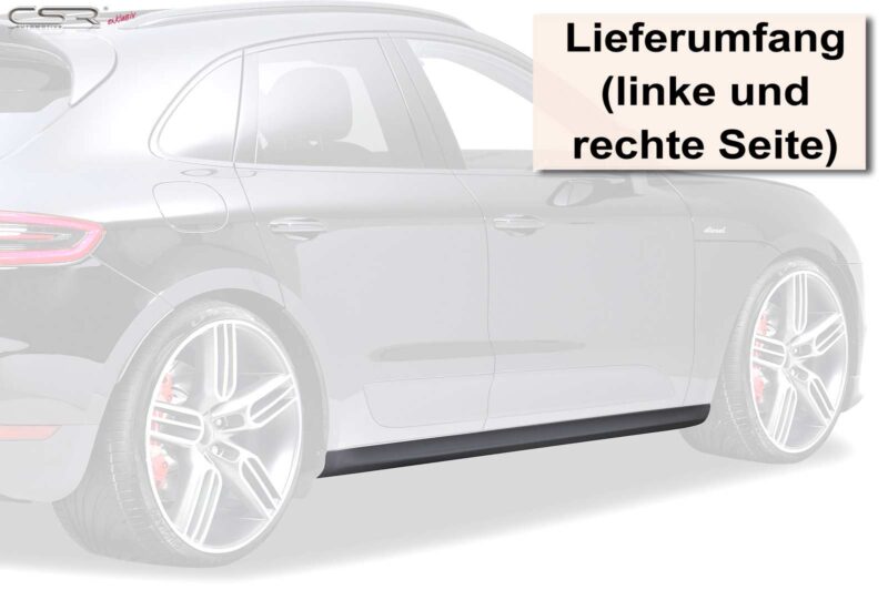 Faldones laterales para Porsche Macan SS404  4