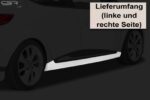Faldones laterales para Renault Clio IV Tipo X98 SS408  4