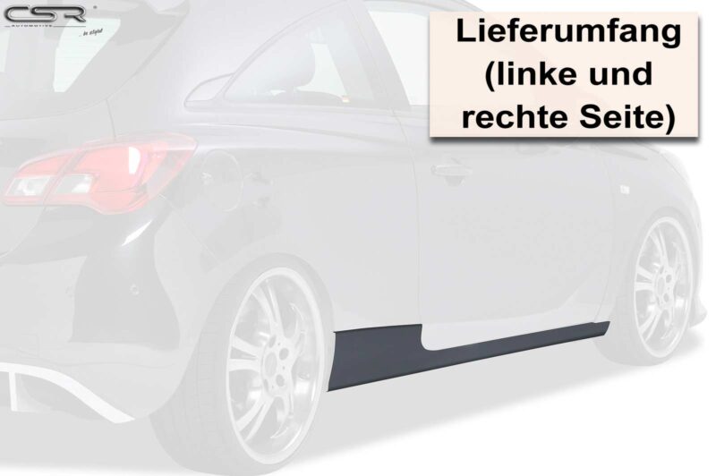 Faldones laterales para Opel Corsa E SS429  4