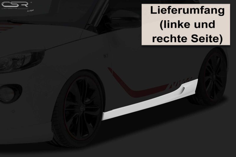 Faldones laterales para Opel Adam SS430  6