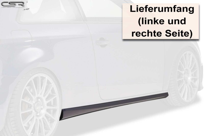 Faldones laterales diseño S-Line para Audi A3 8V 3 puertas SS439  4