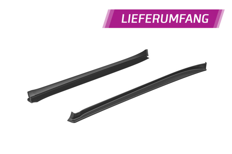 Faldones laterales para Porsche 911/997 SS441-S Negro mate 5