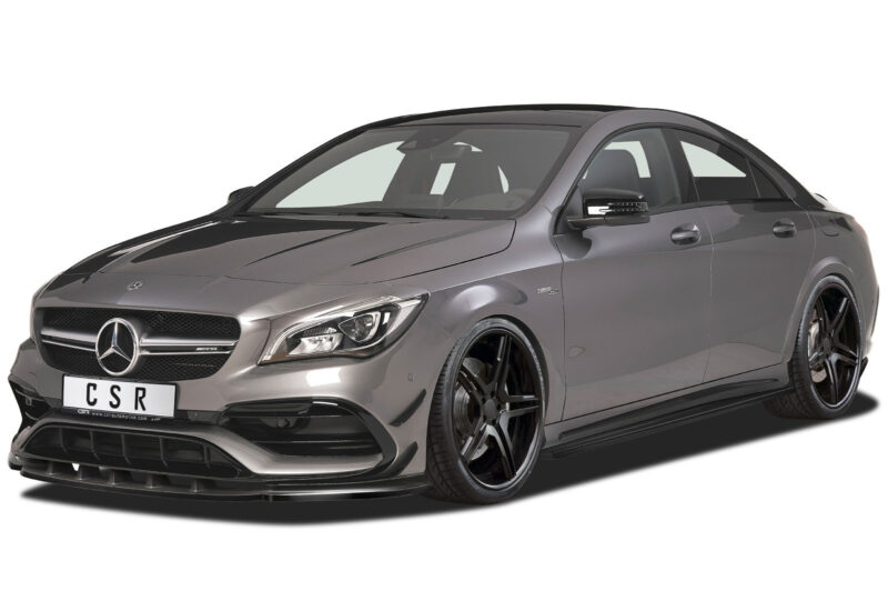 Faldones laterales para Mercedes-Benz CLA C117 X117 SS448-S Negro mate 2