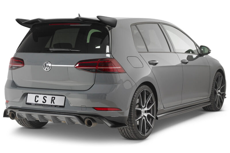 Faldones laterales para VW Golf 7 GTI TCR SS457-S Negro mate 3