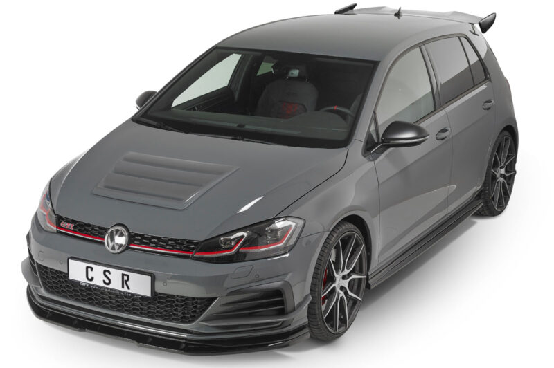 Faldones laterales para VW Golf 7 GTI TCR SS457-S Negro mate 5