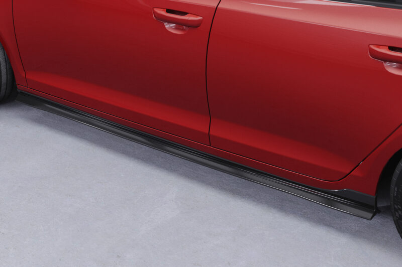 Faldones laterales para VW Golf 6 SS460-S Negro mate 3
