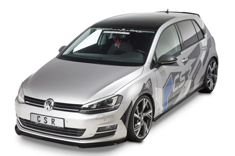 Faldones laterales para VW Golf 7 (Tipo AU) SS461-S Negro mate 2