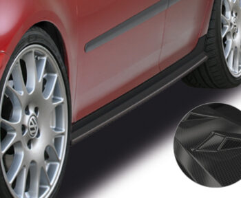 Faldones laterales para VW Golf V Tipo 1K SS464-C Carbon look 1