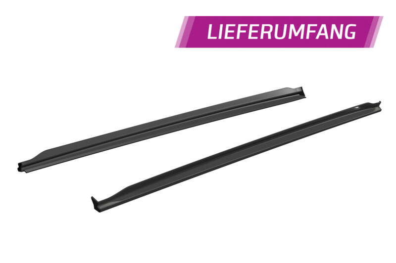 Faldones laterales para VW Scirocco III Tipo 13 SS465-S Negro mate 4