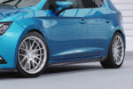 Faldones laterales para Seat Leon 3 (Typ 5F) ST / 5 puertas SS468-S Negro mate 3