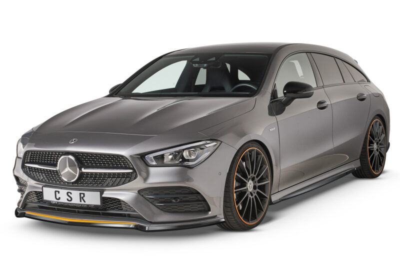 Faldones laterales para Mercedes-Benz CLA C118 / X118 AMG-Line SS470-S Negro mate 2