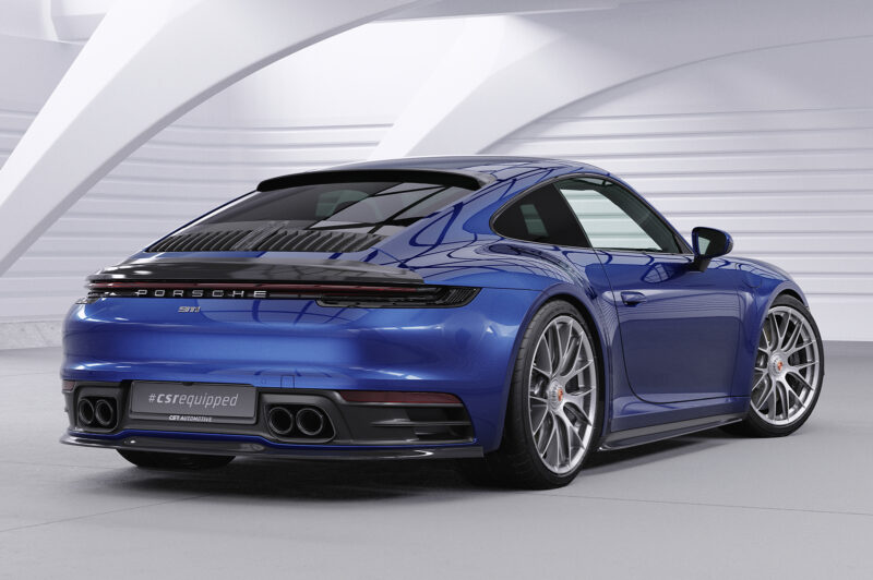 Faldones laterales para Porsche 911/992 SS471-S Negro mate 6
