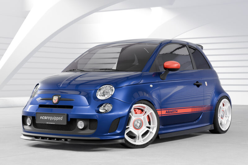 Faldones laterales para Fiat Abarth 595 SS475-S Negro mate 4