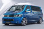 Faldones laterales para VW T5 / T6 / T6.1 Furgoneta SS476-S Negro mate 4