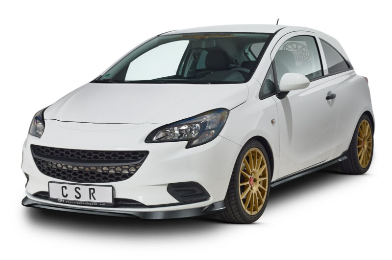 Faldones laterales para Opel Corsa E 3 puertas SS479-S Negro mate 2