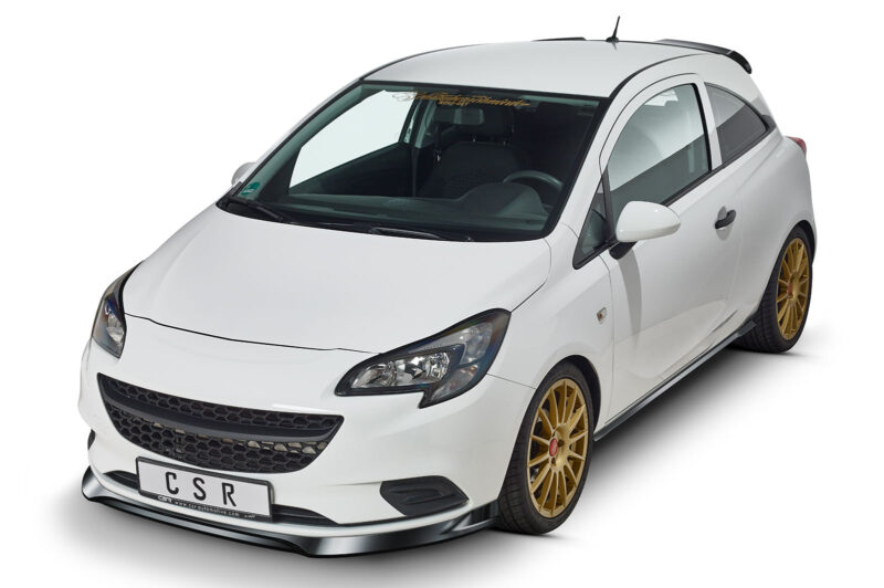 Faldones laterales para Opel Corsa E 3 puertas SS479-S Negro mate 4