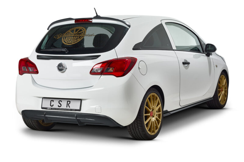 Faldones laterales para Opel Corsa E 3 puertas SS479-S Negro mate 5