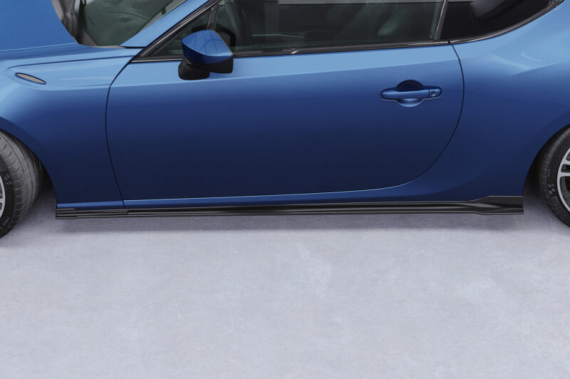 Faldones laterales para Toyota GT86 (ZN6) SS482-S Negro mate 5
