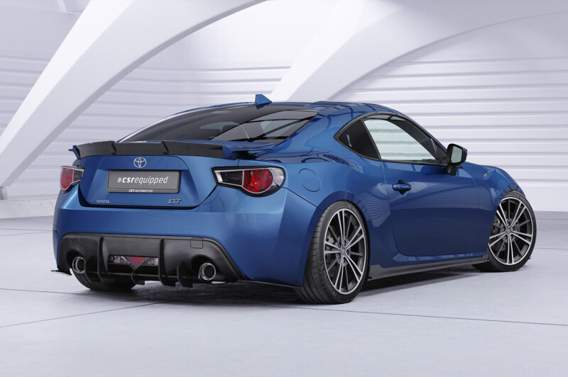 Faldones laterales para Toyota GT86 (ZN6) SS482-S Negro mate 6