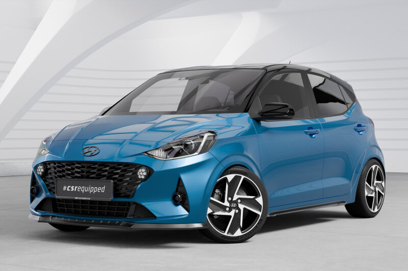 Faldones laterales para Hyundai i10 (3.ª generación) SS483-S Negro mate 4