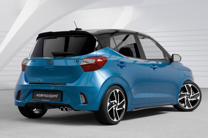 Faldones laterales para Hyundai i10 (3.ª generación) SS483-S Negro mate 6