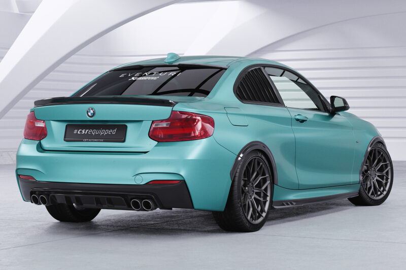 Faldones laterales para BMW Serie 2 F22/F23 SS492-S Negro mate 6