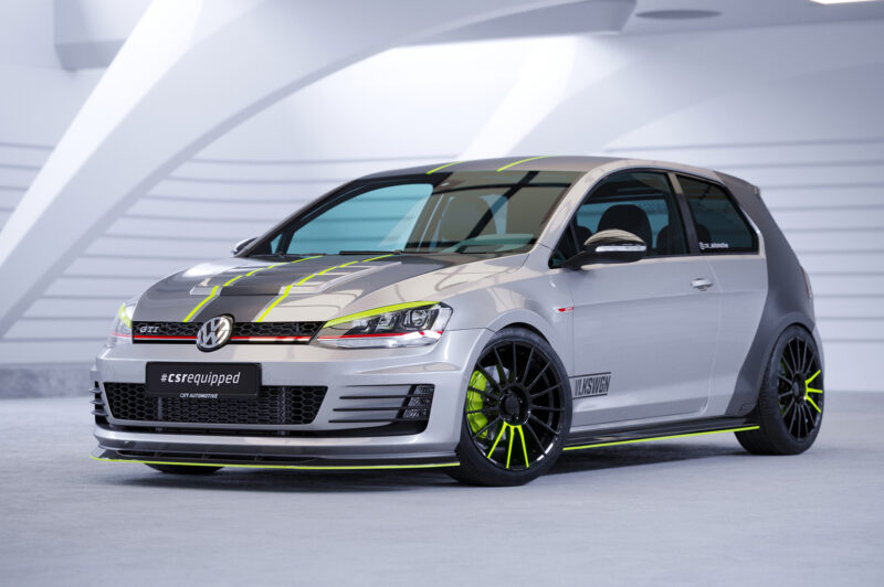 Faldones laterales para VW Golf 7 R/R-Line/GTI/GTD SS495  2