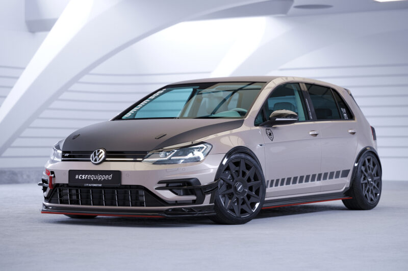 Faldones laterales para VW Golf 7 R/R-Line/GTI/GTD SS497  2