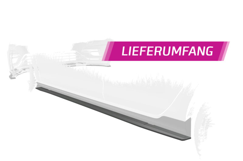 Faldones laterales para VW Golf 7 R/R-Line/GTI/GTD SS497  4