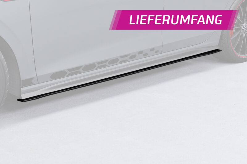Faldones laterales para VW Golf 8 (tipo CD) GTI/GTD/GTE SS499  4