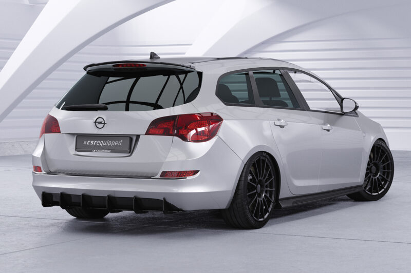 Faldones laterales para Opel Astra J Sports Tourer SS504-S Negro mate 6