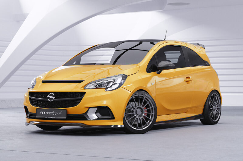 Faldones laterales para Opel Corsa E OPC SS507-S Negro mate 4