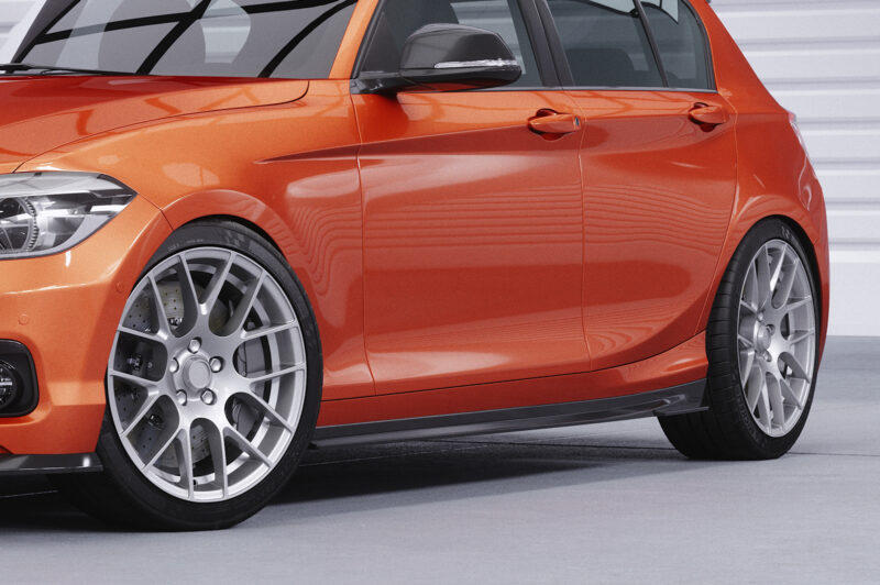 Faldones laterales para BMW Serie 1 F20 / F21 SS510-S Negro mate 3