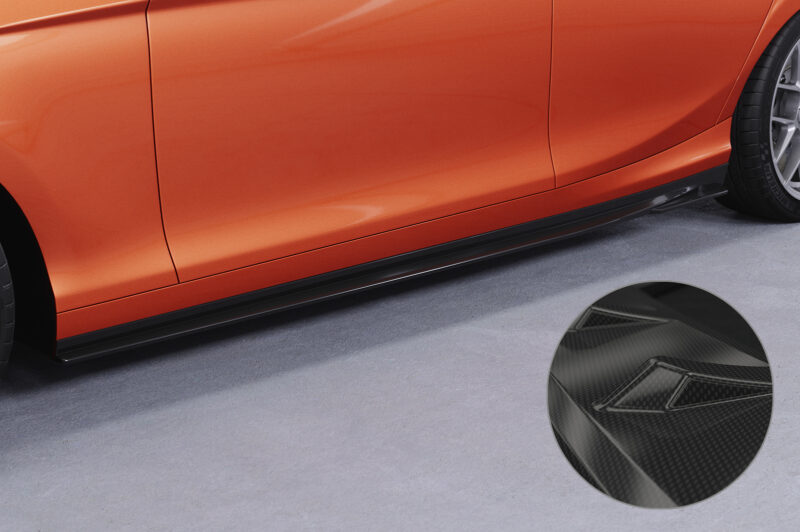 Faldones laterales para BMW Serie 1 F20 / F21 SS510-C Carbon look 1