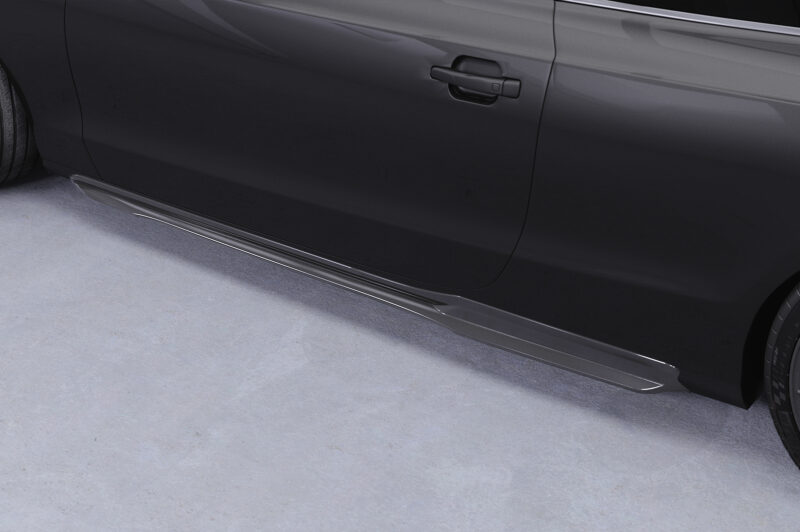 Faldones laterales para Audi A5 8T Coupé y Cabrio SS512-S Negro mate 3