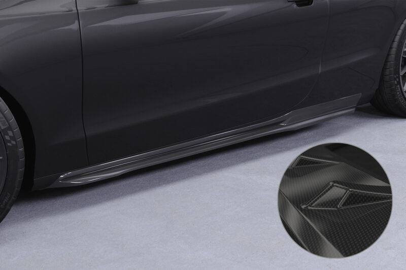 Faldones laterales para Audi A5 8T Coupé y Cabrio SS512-C Carbon look 1