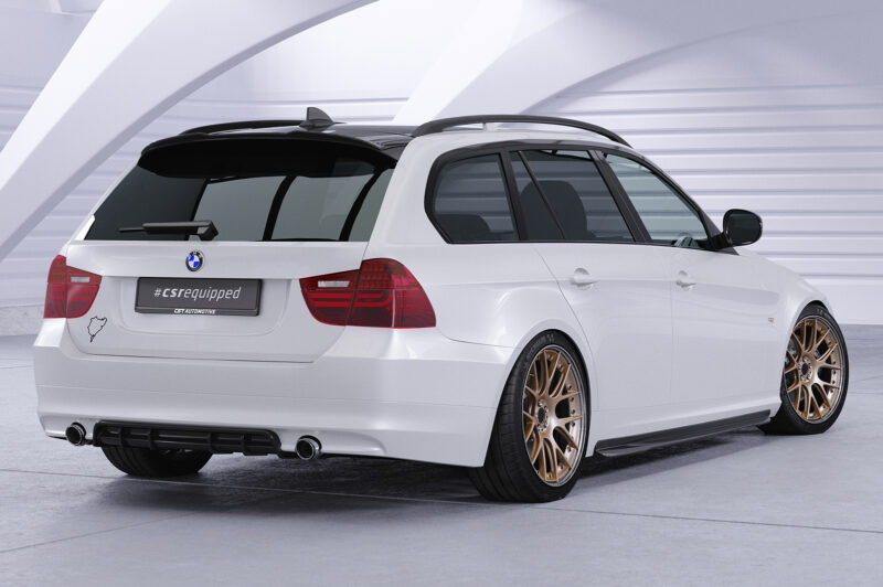 Faldones laterales para BMW Serie 3 E90 / E91 SS513-S Negro mate 6