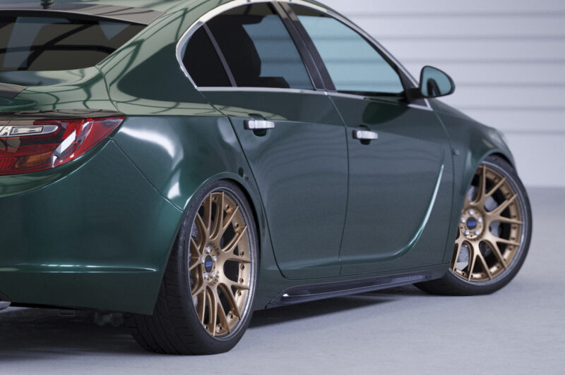 Faldones laterales para Opel Insignia A SS516-S Negro mate 5