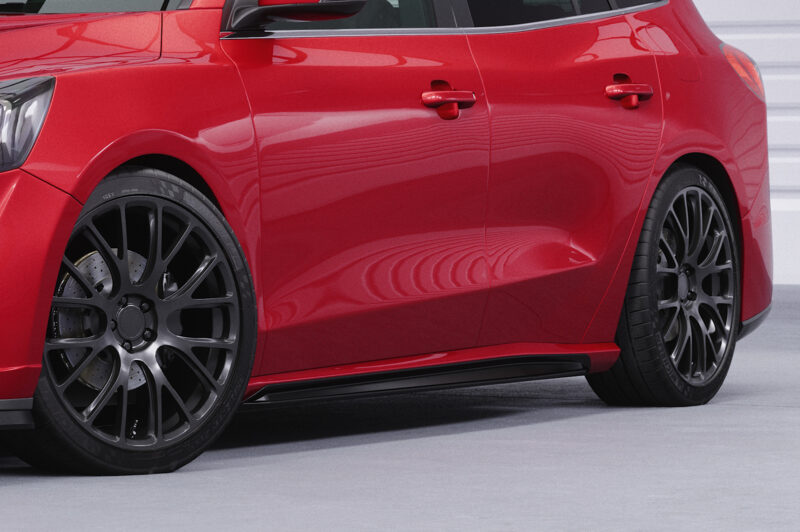 Faldones laterales para Ford Focus MK4 Tournament SS518-S Negro mate 3