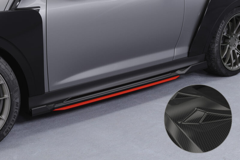 Faldones laterales para Mini F56 / F57 SS520-C Carbon look 1