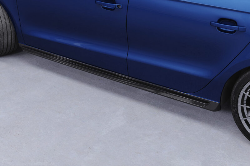 Faldones laterales para Audi A1 (8X) SS524-S Negro mate 2