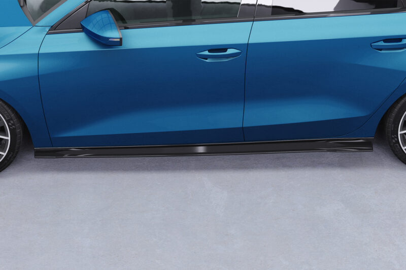 Faldones laterales para Audi A3 (8Y) SS528-S Negro mate 5